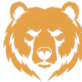 KG Wild — grizzly head logo
